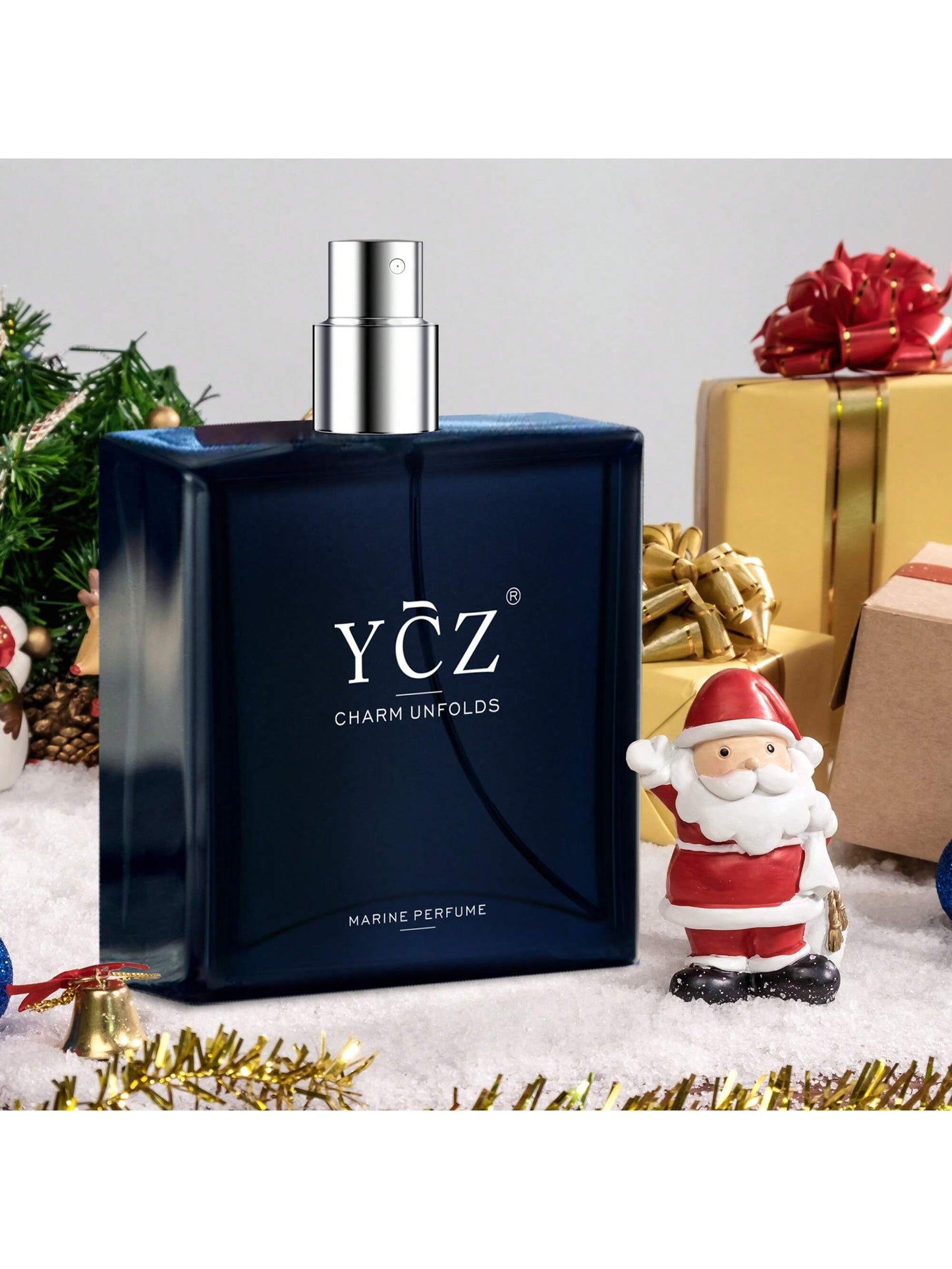 Merry Christmas! YCZ Midnight Navy Eau De Toilette for Men and Women, 1.7 Fl Oz. Attract Women, Homoseual Attraction, Attract Men. This Long-Lasting Fragrance Blends Fresh Citrus Notes with Cologne Accords, Making It the Perfect Gift for Gentlemen. Suitable for Men'S Perfume, Women'S Perfume, or as a Gift for Boyfriends, Father'S Day, or Valentine'S Day.