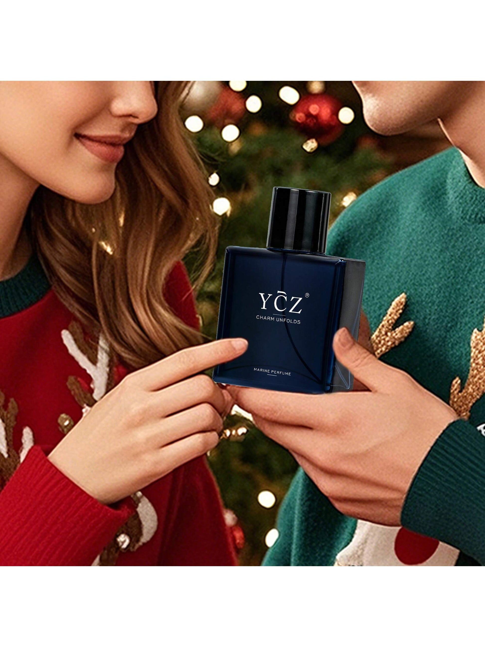 Merry Christmas! YCZ Midnight Navy Eau De Toilette for Men and Women, 1.7 Fl Oz. Attract Women, Homoseual Attraction, Attract Men. This Long-Lasting Fragrance Blends Fresh Citrus Notes with Cologne Accords, Making It the Perfect Gift for Gentlemen. Suitable for Men'S Perfume, Women'S Perfume, or as a Gift for Boyfriends, Father'S Day, or Valentine'S Day.