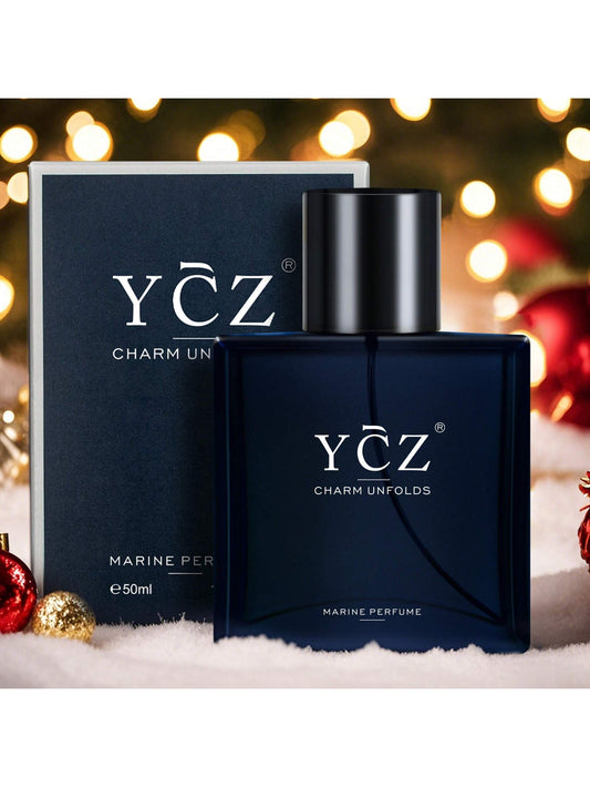 Merry Christmas! YCZ Midnight Navy Eau De Toilette for Men and Women, 1.7 Fl Oz. Attract Women, Homoseual Attraction, Attract Men. This Long-Lasting Fragrance Blends Fresh Citrus Notes with Cologne Accords, Making It the Perfect Gift for Gentlemen. Suitable for Men'S Perfume, Women'S Perfume, or as a Gift for Boyfriends, Father'S Day, or Valentine'S Day.