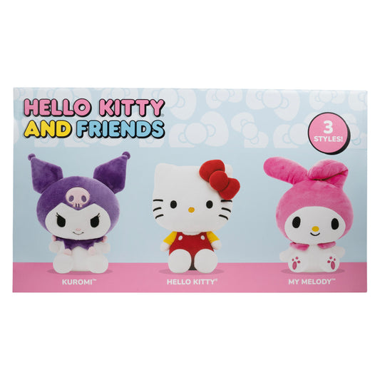 Sanrio,  & Friends Classic 8 Inch Plush 3-Pack – , My Melody & Kuromi