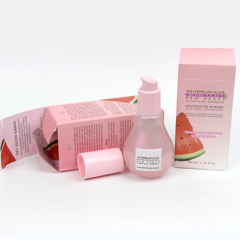 Natural Moisturizing Shimmer Face Glow Recipe Serum Skin Care Hydrating Anti-Aging Facial Glowy Serum