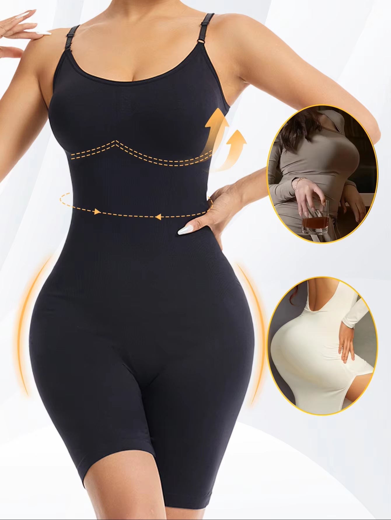 Women Bodysuit Shapewear Shaping Clothes Buttocks Lifting Seamless Corset Women'S Suspender Belly Tightening and Body Shaper