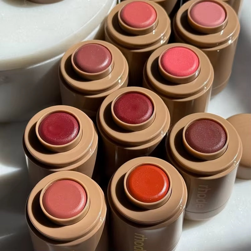 New  Blush Pocket Phone Case for Iphone 17 16 15 14 13 12 11 Pro Max plus Air Lip Gloss Lipstick Blusher Makeup Phone Cases