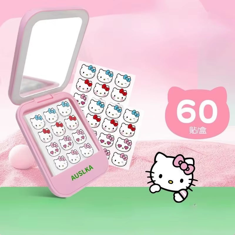 Sanrio Hello Kitty Acne Stickers Cartoon Cute High Appearance Gentle Non-Irritating Hydrocolloid Thin Breathable Acne Stickers
