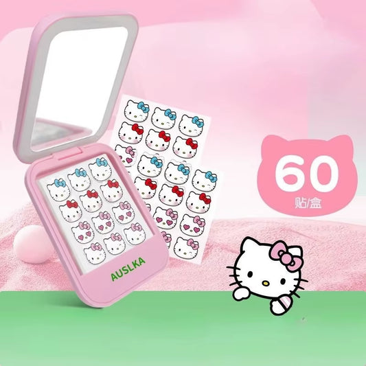 Sanrio Hello Kitty Acne Stickers Cartoon Cute High Appearance Gentle Non-Irritating Hydrocolloid Thin Breathable Acne Stickers