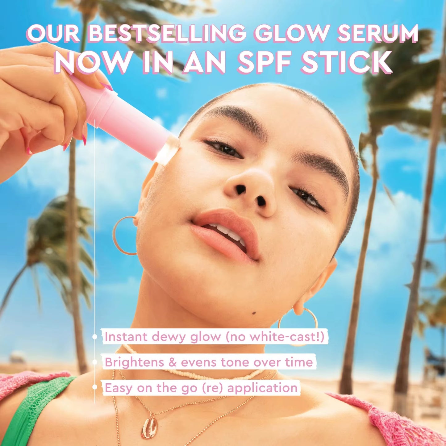 Watermelon Glow Niacinamide Dew Balm SPF 45 Face Skin Care Whitening Moisturizer Sunblock for All Skin